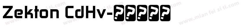 Zekton CdHv字体转换